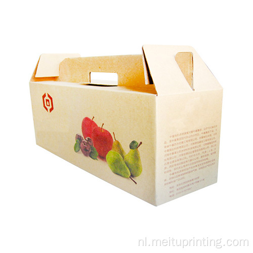 Aangepaste goedkope verpakking kartonnen doos voor fruit